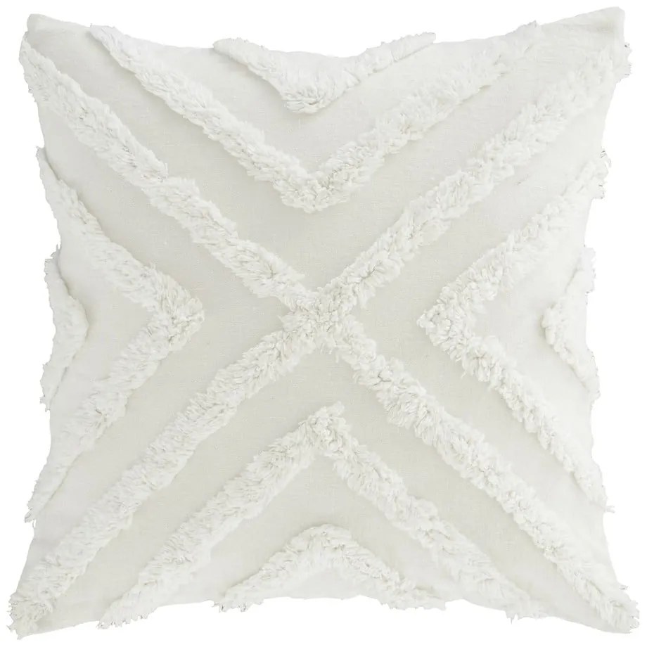 Biely vankúš Pineapple Elephant Diamond, 45 x 45 cm