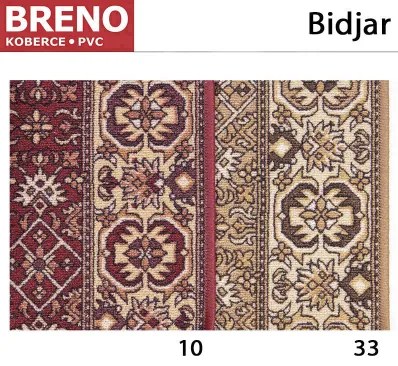 Koberce Breno Behúň BIDJAR 10, šíře role 67 cm, červená, viacfarebná