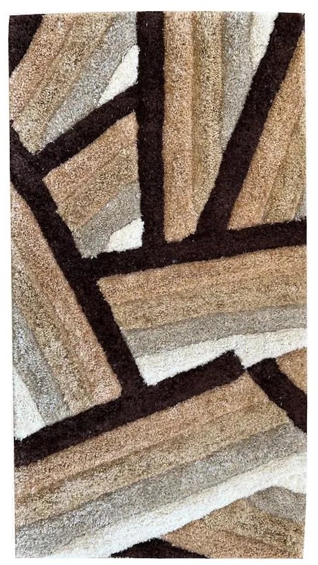 Koberec Shaggy 3D Barrett 0,8/1,5 PSR 06010 hnedý