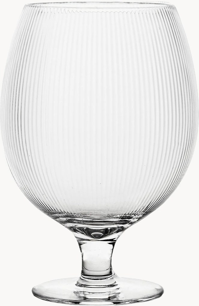 Ručne fúkané krištáľové poháre na pivo Blanka, 2 ks