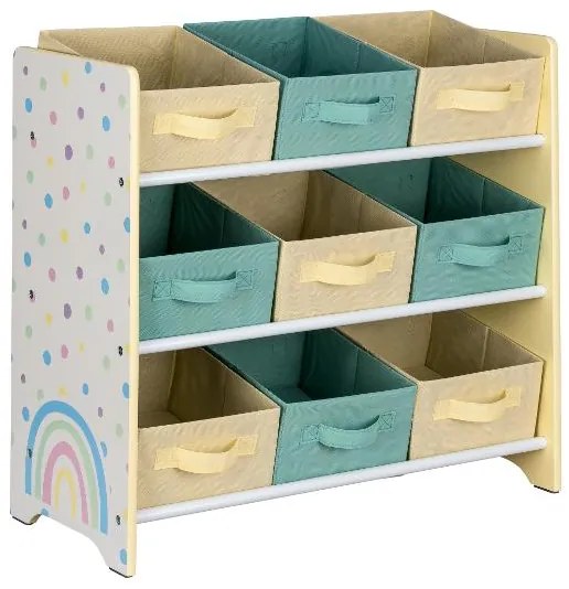 Livarno home Regál do detskej izby (dúhový/žltý) (100384983)