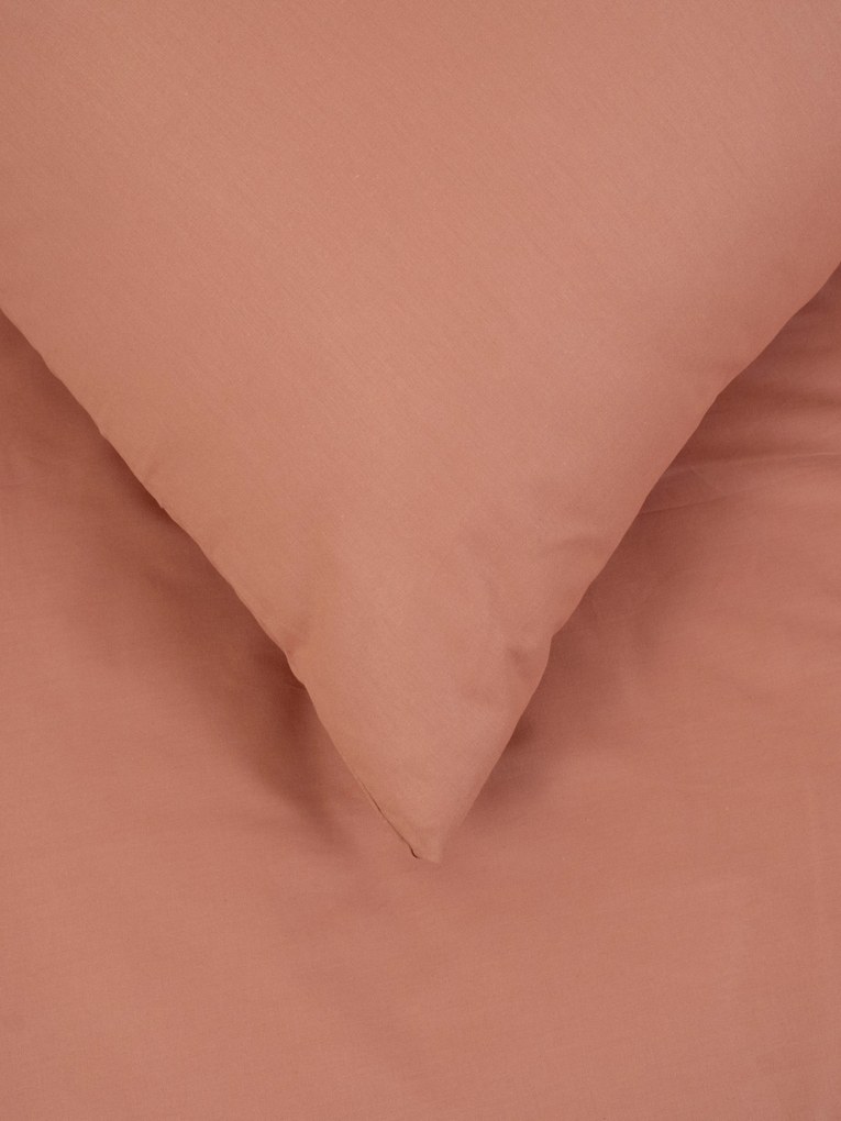Bavlnené obliečky Renforcé – Jasmine terakota 140 × 200 cm, 70 x 90 cm