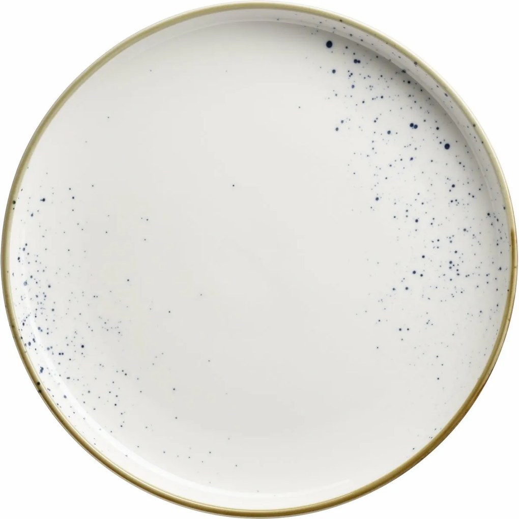 Mäser Dezertný tanier Pintar White modré bodky 22,5 cm