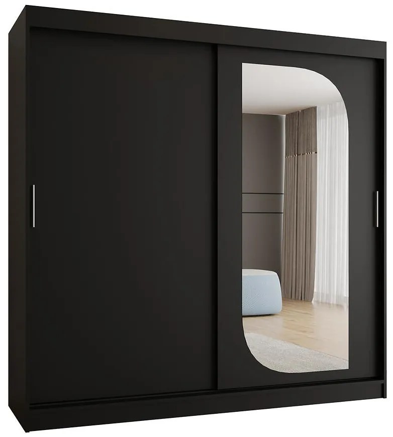 Skriňa Lucy 200 čierna