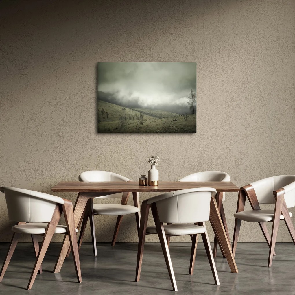 Obraz krajiny pred búrku (70x50 cm)