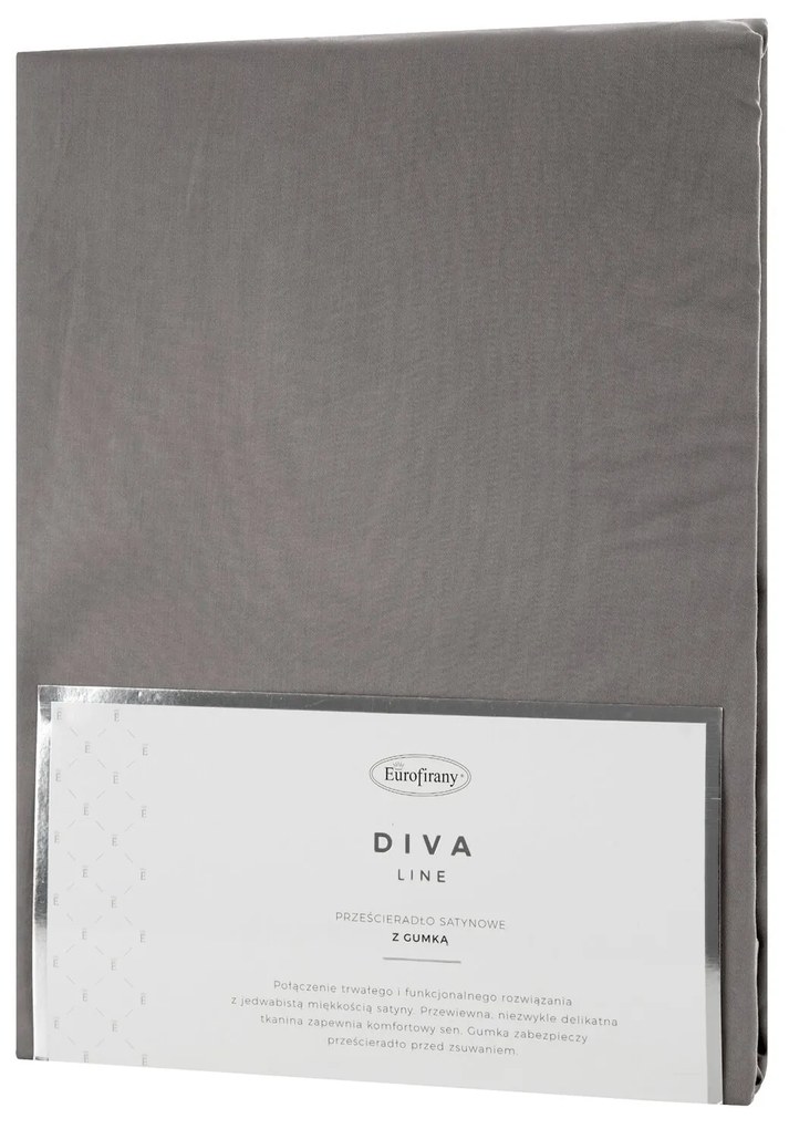 MAKOSATÉNOVÉ PRESTIERADLO DINA 200X220 CM, VÝŠKA 30 CM SIVÉ
