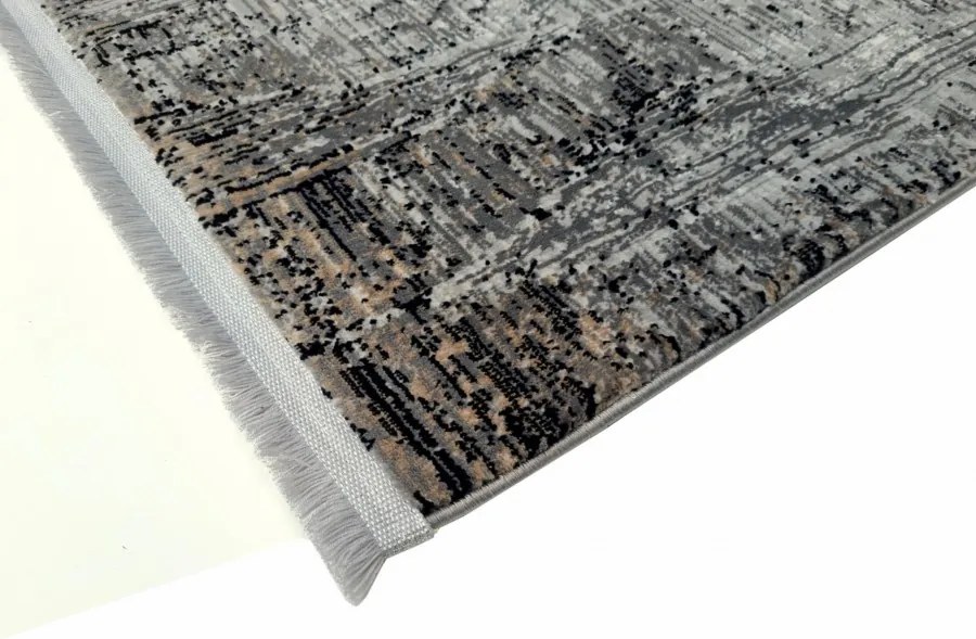 DC Koberec Exclusive 441 sivá čierna Rozmer: 120×170 cm