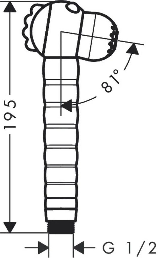 Hansgrohe Jocolino, detská sprcha lev, 2jet, béžová, HAN-28760210