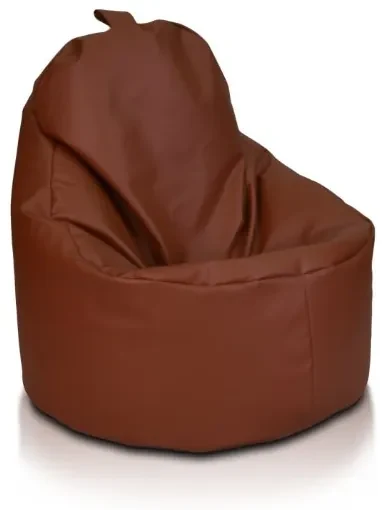 Sedací vak Yoko ekokoža / polyester TiaHome - krémová
