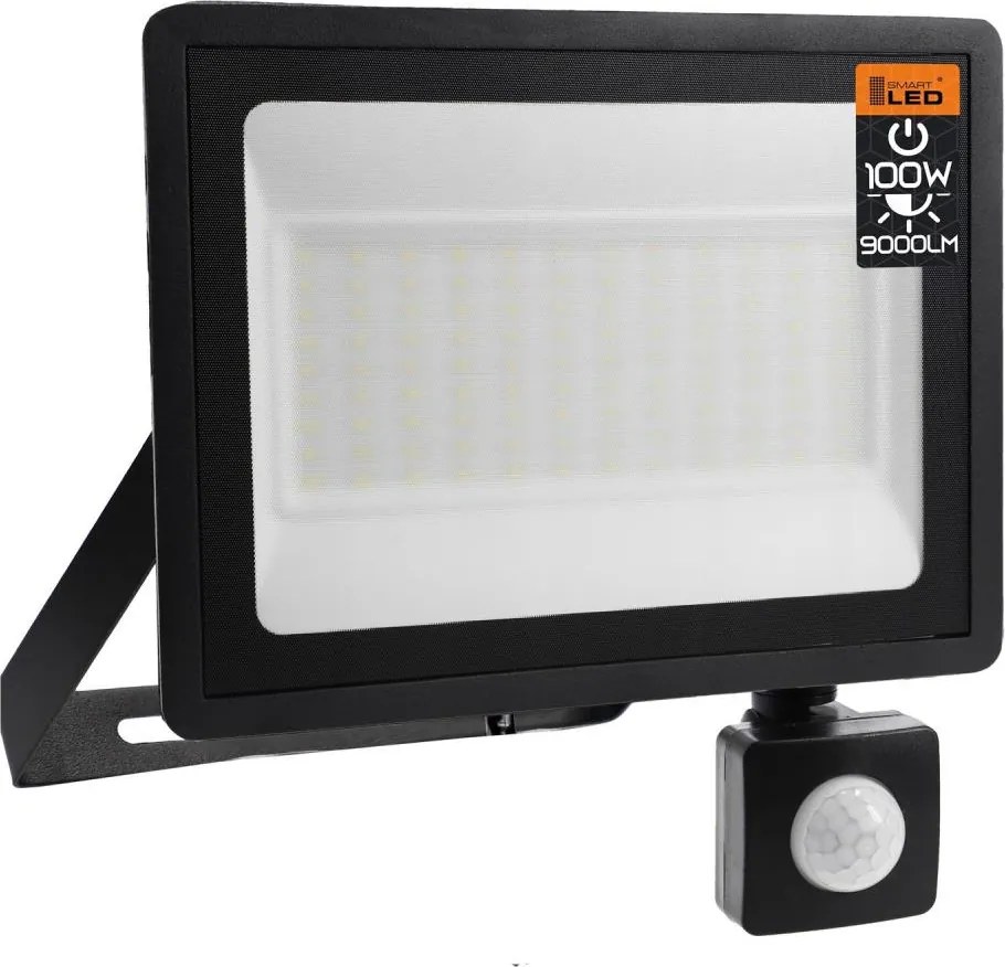 LED Vonkajší reflektor LED/100W/230V 4500K IP65 čierny