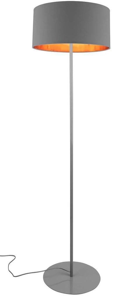 Stojacia lampa Shade, 1x textilné tienidlo (výber zo 4 farieb), (výber z 3 farieb konštrukcie), (fi 40cm), g