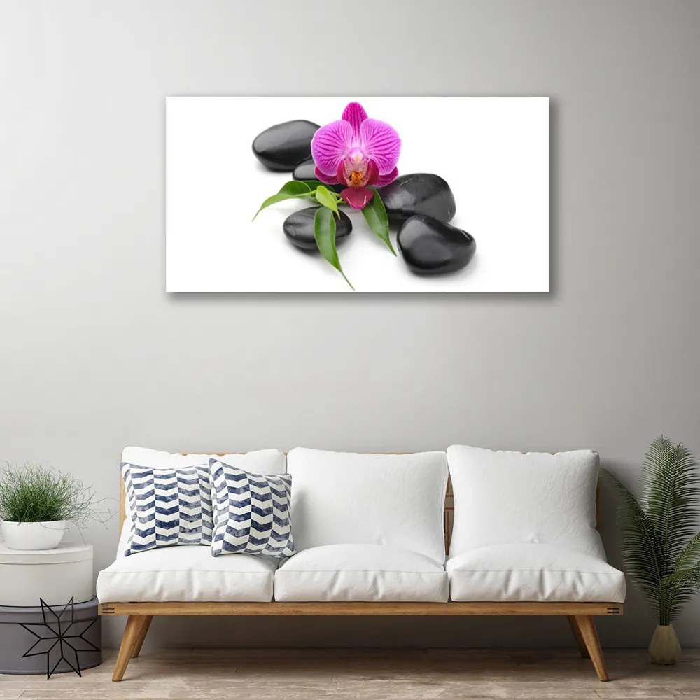 Obraz na plátne Kvet kamene umenie 120x60 cm