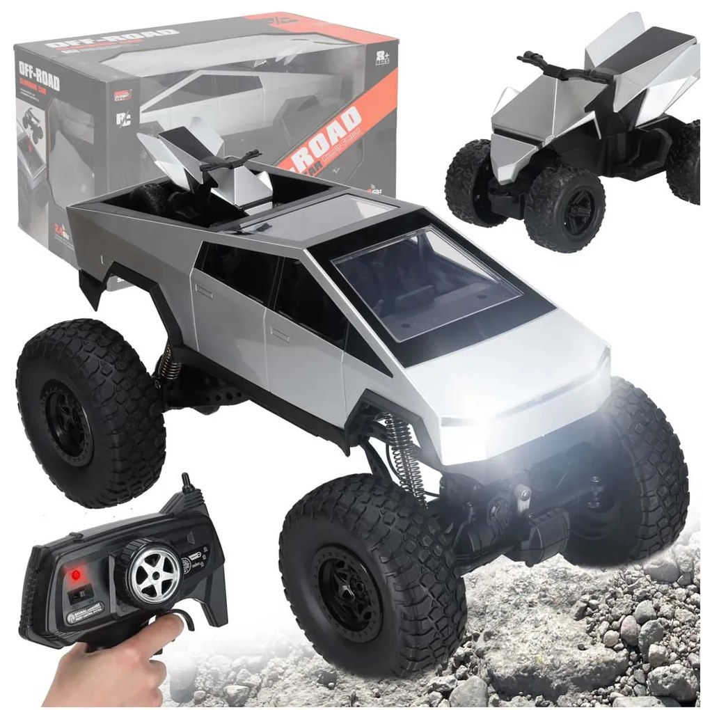 KIK Diaľkovo ovládaný terénny pickup 1:8 4WD, 2,4 GHz