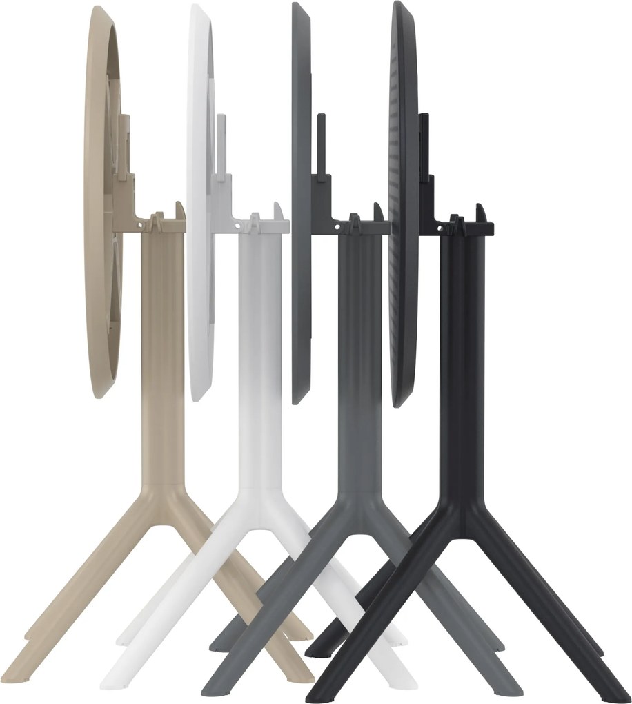 Skladací stôl Sky round - biela