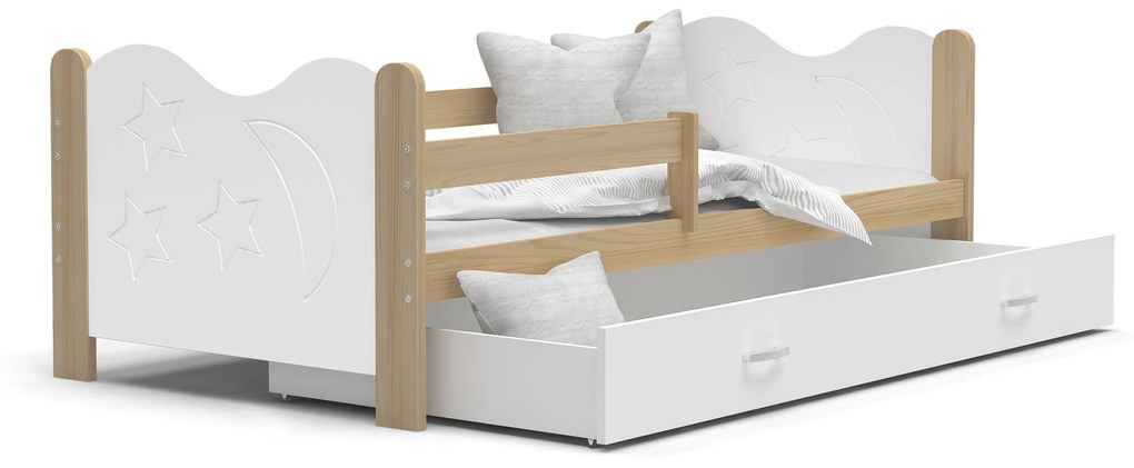 GL Mickey 160x80 biela Farba: Jelša