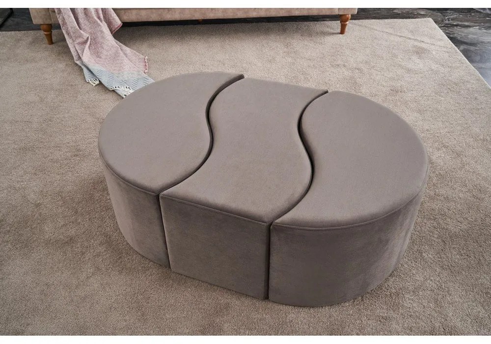 Sivý taburet Alya – Artie