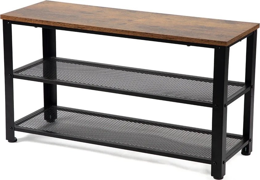 Čierny oceľový stojan na topánky 80x45x30 cm Arne – Bonami Essentials