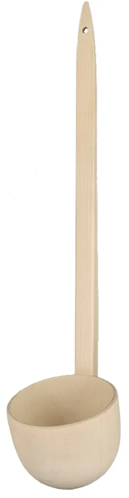 AMADEA Drevená naberačka, masívne drevo, dĺžka 53 cm