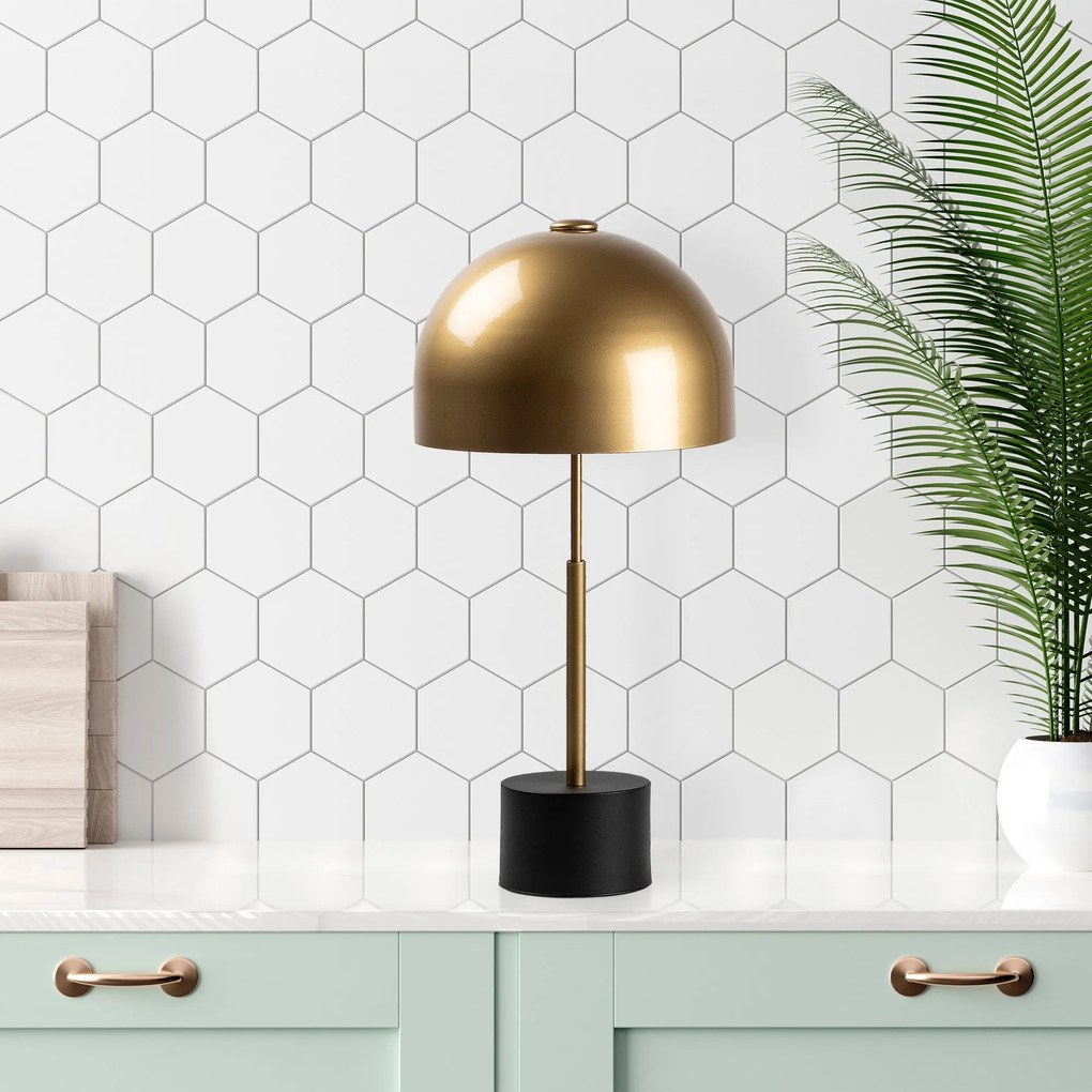 Stolná lampa Mixes čierna/zlatá