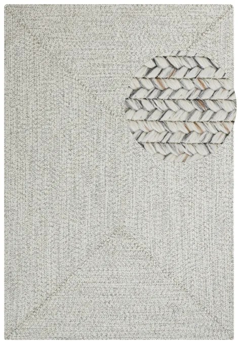 Koberec Hanse Home Braided Trenzado melanž, svetlý