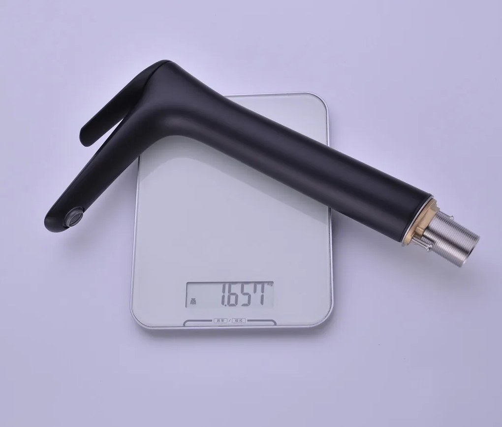 Vysoká umývadlová batéria Niagara 86002B čierna mat