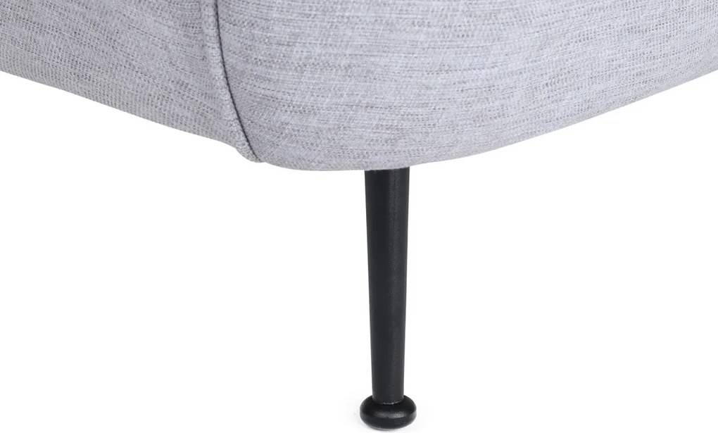 Křeslo Piccoli šedé/černé