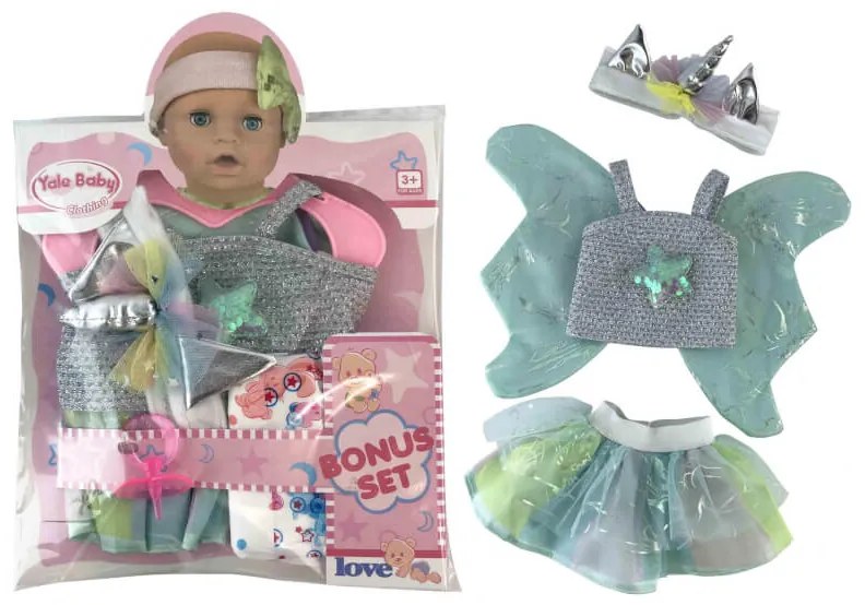 Šaty na bábiku 30-38cm na hranie