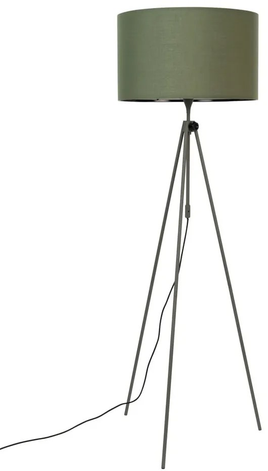 Zelená stojacia lampa Zuiver Lesley