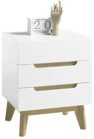Nočný stolík SINIRA biely