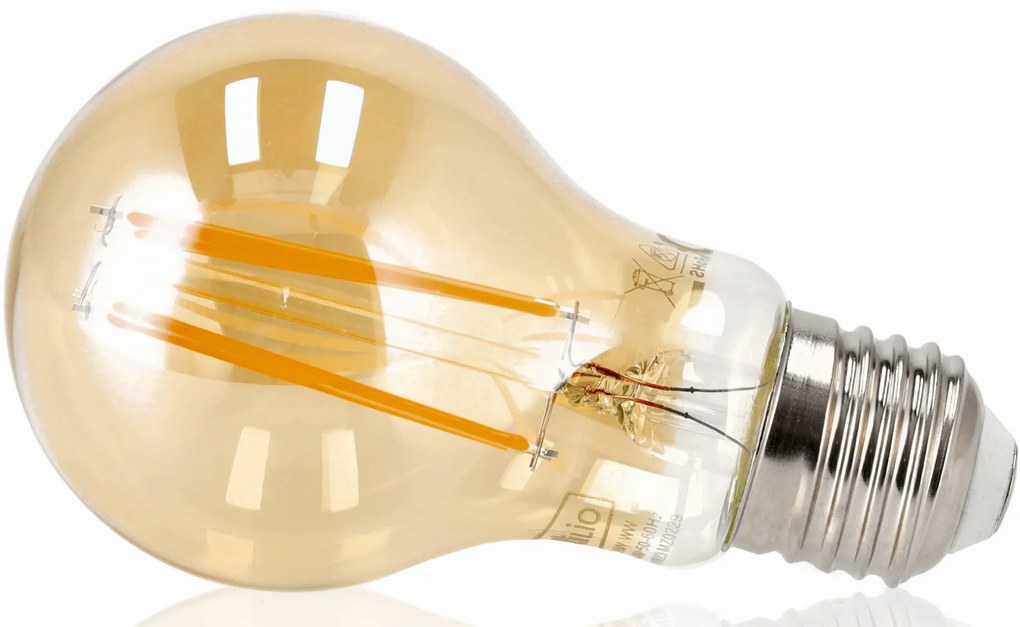 BERGE LED žiarovka AMBER - A60 - E27 - 8W