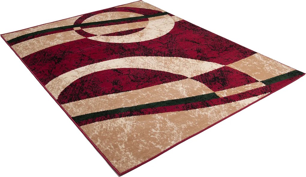 TA Koberec 4959A ČERVENÝ LACNÝ PP BLX Rozmer: 250x300 cm