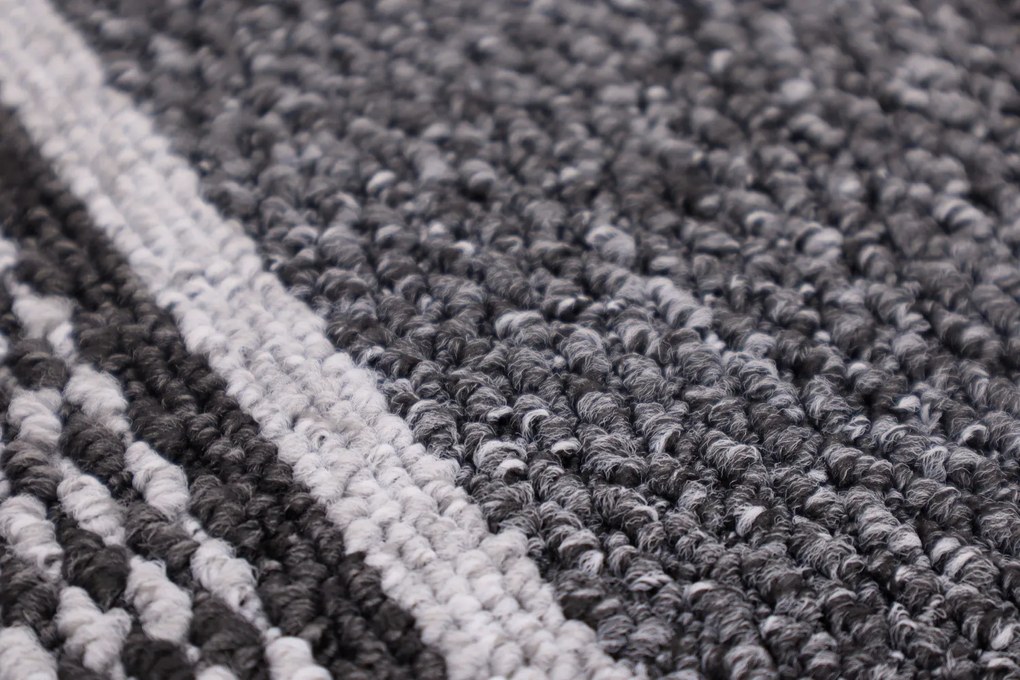 Condor Carpets, Behúň na mieru Promenade 8727 antra, šíre 80 cm, šedá, chodba / predsieň