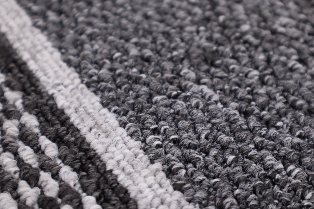 Condor Carpets, Koberec behúň na mieru Promenade 8727 antra, šíre 100 cm, šedá, chodba / predsieň