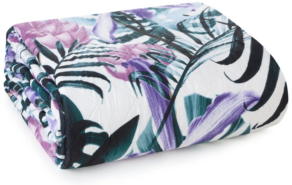 PREHOZ NA POSTEĽ MALIBU 170X210 CM KVETY