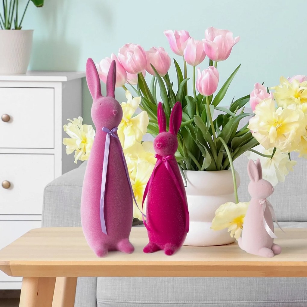 VEĽKONOČNÁ SOŠKA PRINTE3 9X35 CM RUŽOVÁ