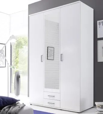 Šatníková skriňa Karl, biela%