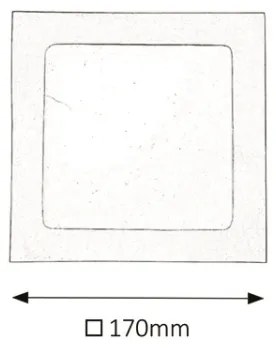 Rabalux 5591 - LED Kúpeľňové podhľadové svietidlo LOIS LED/12W/230V IP44 3000K