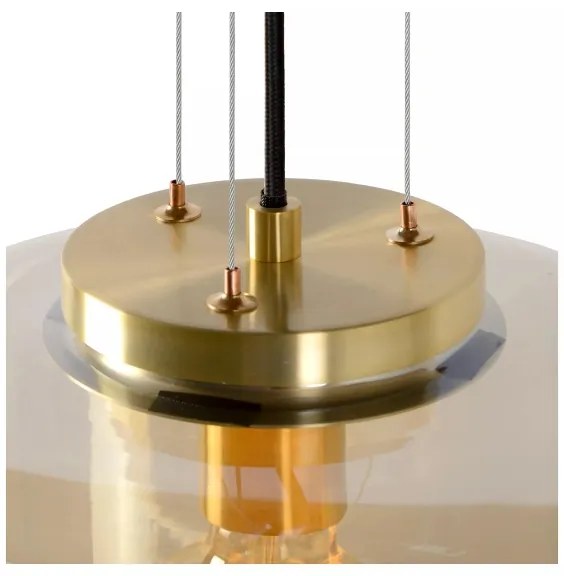 Lucide 30473/28/62 - Luster na lanku FLORIEN 1xE27/60W/230V zlatá