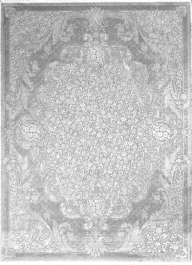 Koberec Creante 19087 GREY – sivý obdĺžnik s orientálnym vzorom Rozmer: 80x150 cm