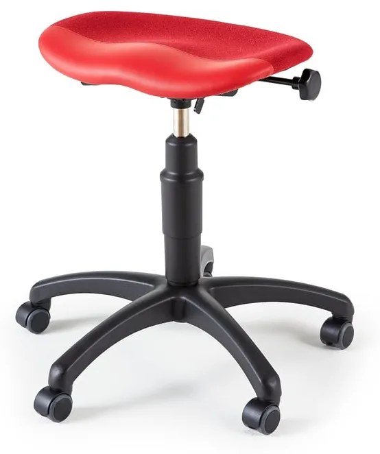 Sedlová stolička KEN, červená