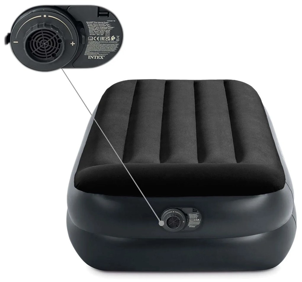 Nafukovací matrac pre jednu osobu 191x99x42 cm s integrovanou elektrickou pumpou INTEX 64122