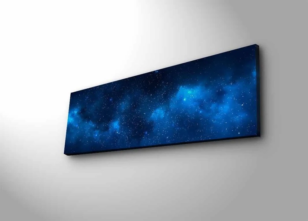 Obraz s led osvetlením Galaxie 90x30 cm