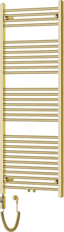 Mexen Mars, elektrické vykurovacie teleso 1500 x 600 mm, 600 W, zlatá lesklá, W110-1500-600-2600-50