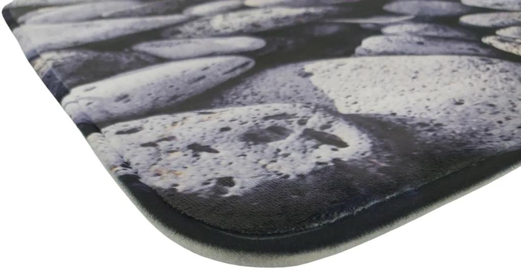 Apextextil koberce Protišmyková 3D predložka Šedé kamene - 60x120 cm
