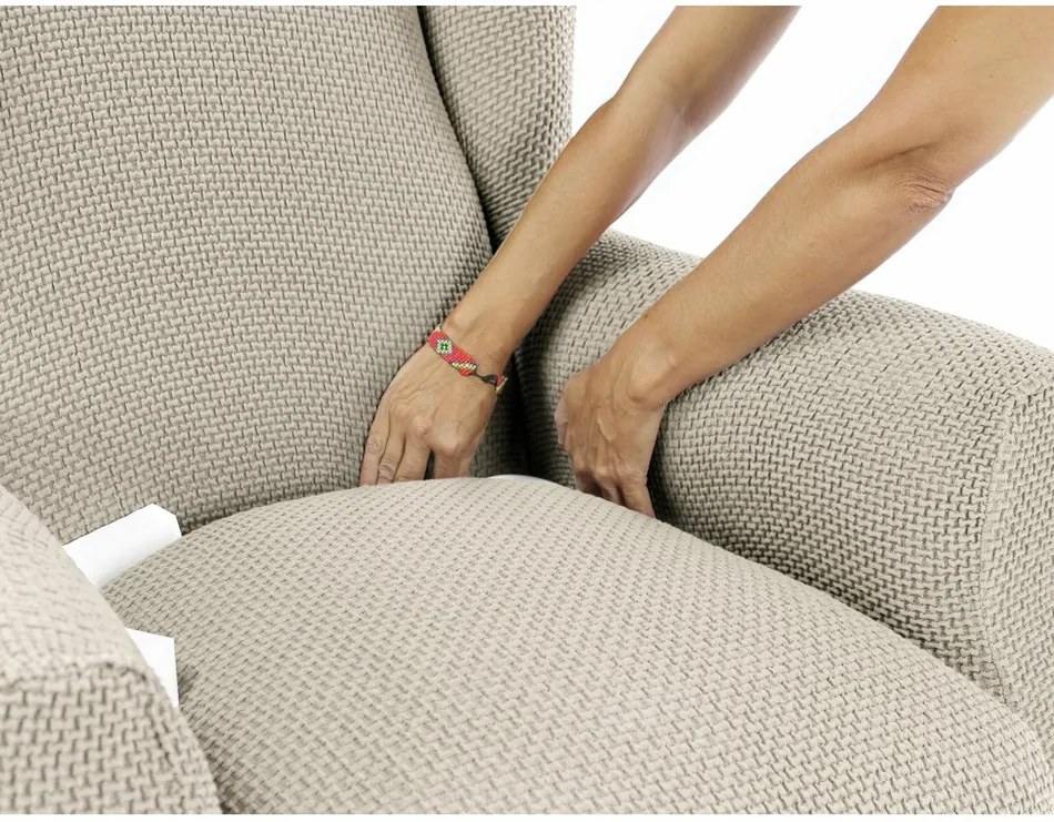Forbyt Multielastický poťah na kreslo "ušiak", šedá 70 - 110 cm