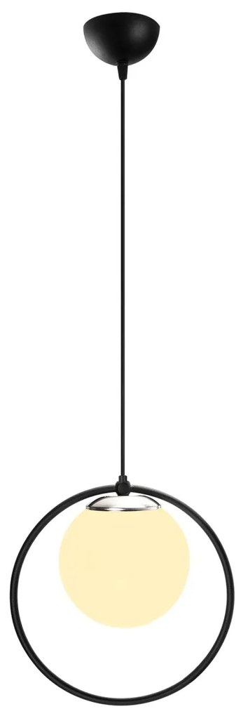 Stropné svietidlo Dolunay V čierne