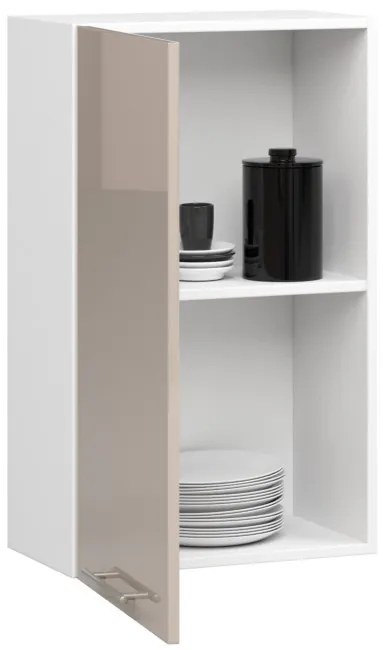 Horná kuchynská skrinka OLIWIA W 50 H720 biela / cappuccino, lesk