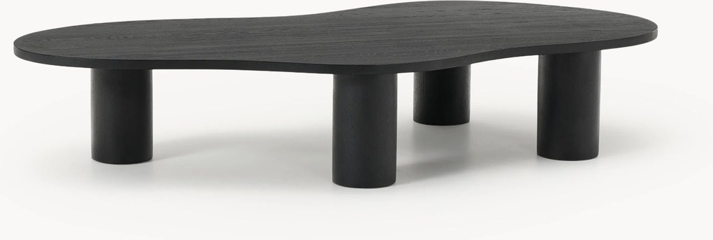 XL konferenčný stolík z dubového dreva v organickom tvare Didi