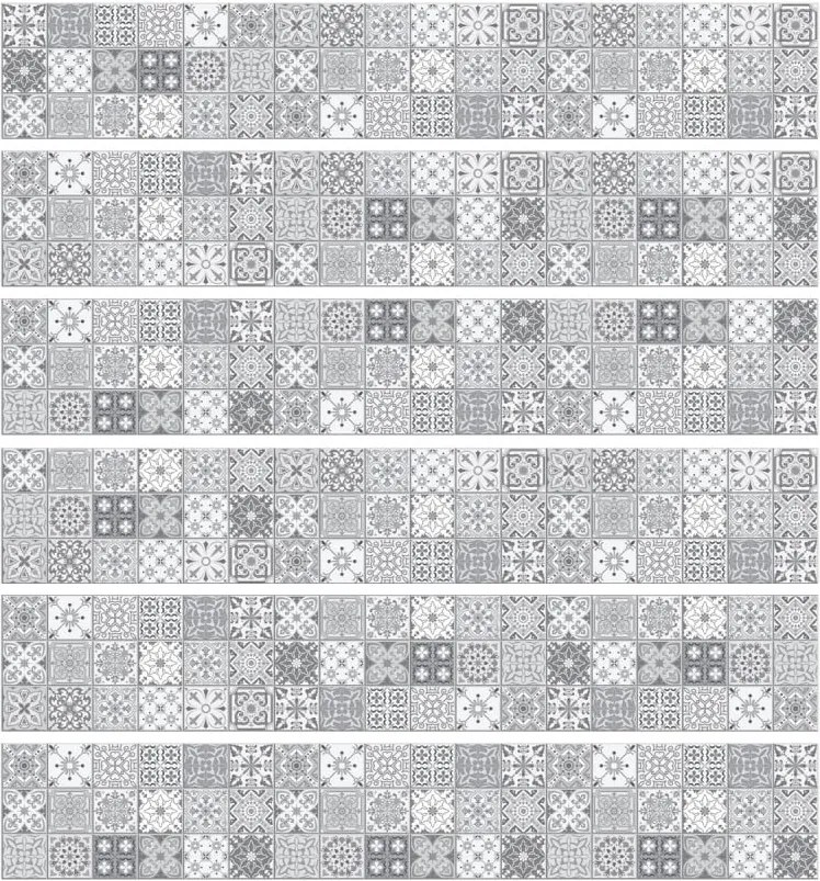Sada 6 nástenných samolepiek Ambiance Stickers Friezes Tiles Lia, 5 × 30 cm