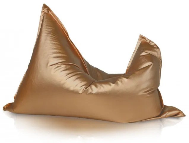 Vankúš na sedenie metallic medený ekokoža